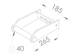 aanbouwdeel voor minigraafmachine ms01
