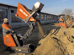 mini rupsdumper mini dumper op rupsbanden met kubota m8000