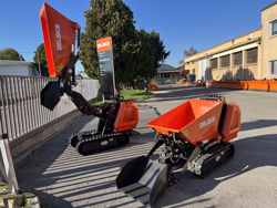 mini rupsdumper mini dumper op rupsbanden met kubota m8000