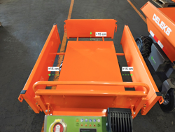 kiepbak voor elektrische mini dumper