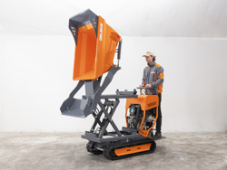 mini rupsdumper mini dumper op rupsbanden met bs v3000h