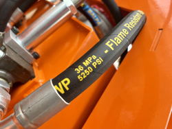 hydraulische arm met 130cm maaibalk mod falco