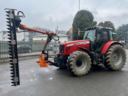 hydraulische arm met 130cm maaibalk mod falco h