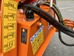 hydraulische arm met 130cm maaibalk mod falco h