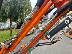 hydraulische arm met 130cm maaibalk mod falco h