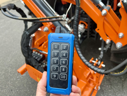 hydraulische arm met 130cm maaibalk mod falco hw