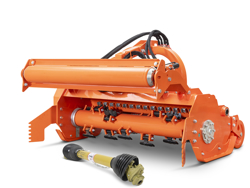 hydraulisch verschuifbare klepelmaaier met hamerklepels zware uitvoering model gorilla 150