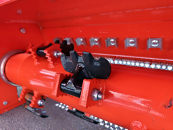 hydraulisch verschuifbare klepelmaaier met hamerklepels zware uitvoering model gorilla 200