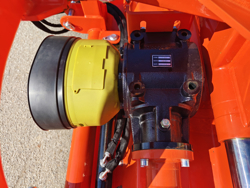 hydraulisch verschuifbare klepelmaaier met hamerklepels zware uitvoering model gorilla 200