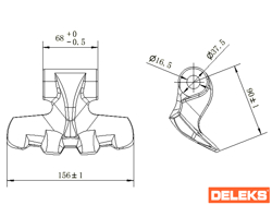 hydraulisch verschuifbare klepelmaaier met hamerklepels zware uitvoering model gorilla 220