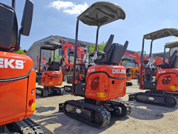 mini graafmachine met toebehoren 1 ton mod m100