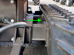 mini graafmachine met toebehoren 1 ton mod m100