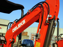 mini graafmachine met toebehoren 1 ton mod m100