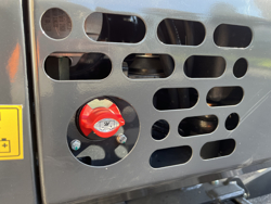 mini graafmachine met toebehoren mod m120