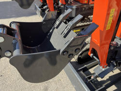 mini graafmachine met toebehoren mod m120