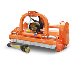 middelzware klepelmaaier met front en achteraanbouw en hydraulische zijdelingse verschuiving voor middelzware tractoren mod cervo 200