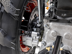 tweewiel tractor eenasser multimachine loncin benzinemotor