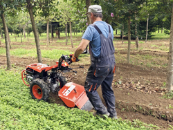 tweewiel tractor eenasser multimachine loncin benzinemotor