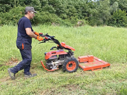 tweewiel tractor eenasser multimachine loncin benzinemotor