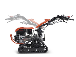 tweewiel tractor eenasser multimachine loncin benzinemotor zeus ltr