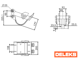 graafbak voor mini graafmachine 200