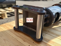 grondboor mini graafmachine met toebehoren 1 ton mod s100 s30