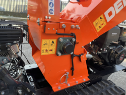 benzine hakselaar versnipperaar met motor mod. dk 1000t