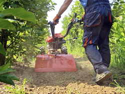 grondfrees tweewiel tractor 100cm