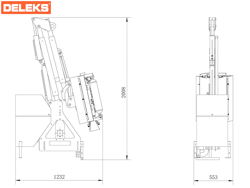hydraulische armmaaier klepelmaaier met verlengarm voor tractoren mod airone