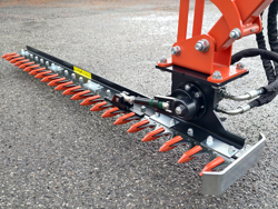 hydraulische armmaaier klepelmaaier met verlengarm voor tractoren mod airone
