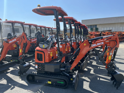 mini graafmachine met toebehoren mod m120