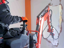 mini graafmachine met toebehoren mod m130