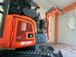 mini graafmachine met toebehoren mod m130