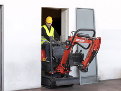 mini graafmachine met toebehoren 1 ton mod m100