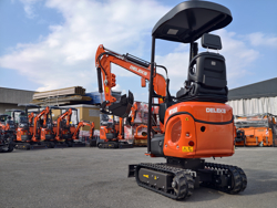 mini graafmachine met toebehoren 1 ton mod m100