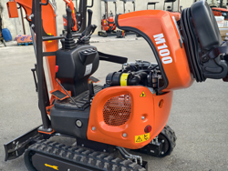 mini graafmachine met toebehoren 1 ton mod m100