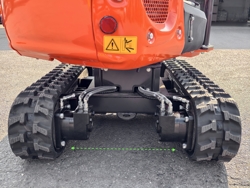 mini graafmachine met toebehoren 1 ton mod m100