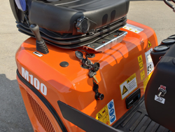 mini graafmachine met toebehoren 1 ton mod m100