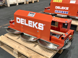 hydraulische snoeizaag met 3 zaagbladen hrdisc3