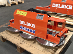 hydraulische snoeizaag met 3 zaagbladen cutter3