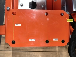 hydraulische snoeizaag met 3 zaagbladen cutter3