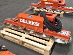hydraulische snoeizaag met 5 zaagbladen hrdisc5