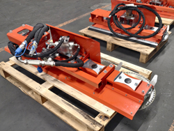 hydraulische snoeizaag met 5 zaagbladen hrdisc5