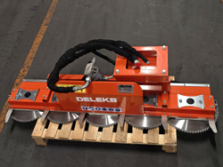 hydraulische snoeizaag met 5 zaagbladen cutter5