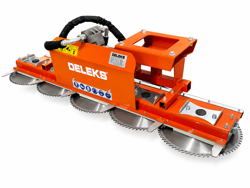 hydraulische snoeizaag met 5 zaagbladen cutter5