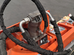 hydraulische snoeizaag met 5 zaagbladen cutter5