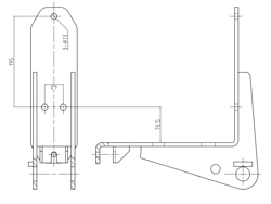 hydraulische zwenkschijf voor maaiers disc603t