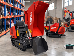 mini rupsdumper mini dumper op rupsbanden met kubota m8000
