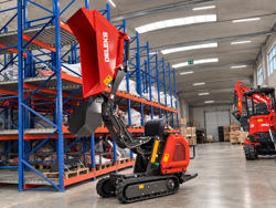 mini rupsdumper mini dumper op rupsbanden met kubota m8000