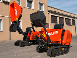 mini rupsdumper mini dumper op rupsbanden met kubota m8000